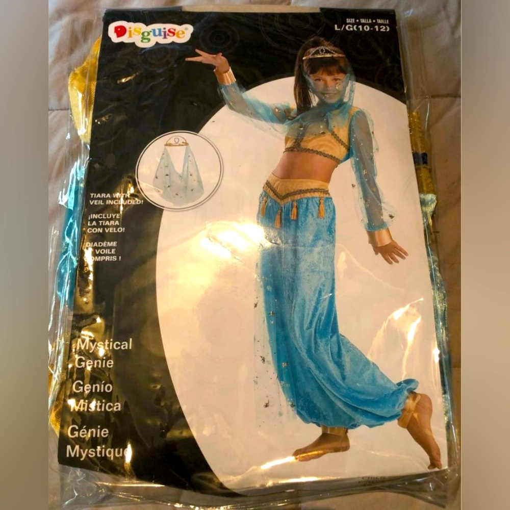 Mystical genie girls size 10/12 costume